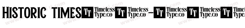 Historic times字体字体转换